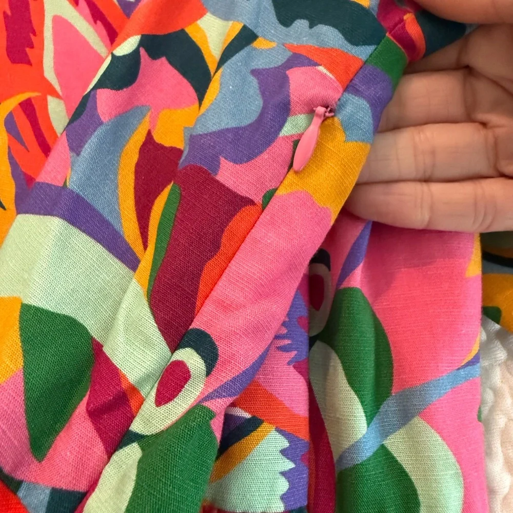 CROSBY by Mollie Burch Colorful Floral Dress | Size Large - Picture 12 of 12